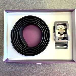 ANSON Leather Belt and Buckle